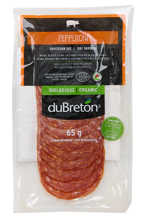 Dubreton - Organic Pepperoni, 65 g