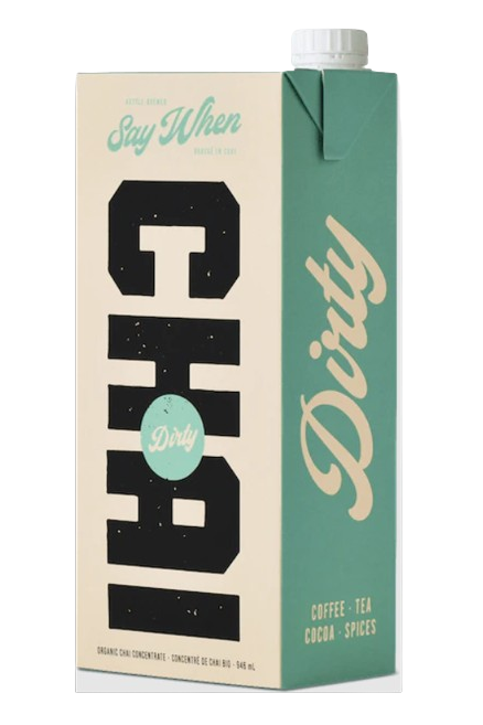 Say When Beverages - Dirty Chai Latte, 946 mL