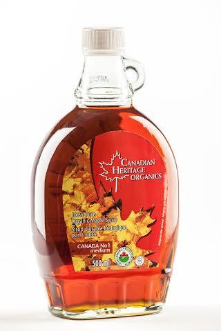 Canadian Heritage Organics - Organic Maple Syrup #1, 500 mL
