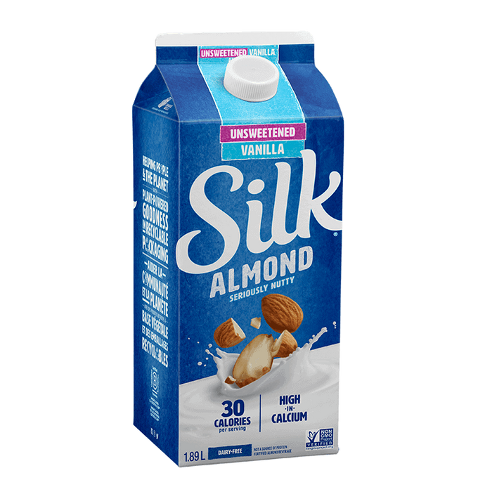 Silk - Unsweetened Vanilla Almond Beverage, 1.89 L