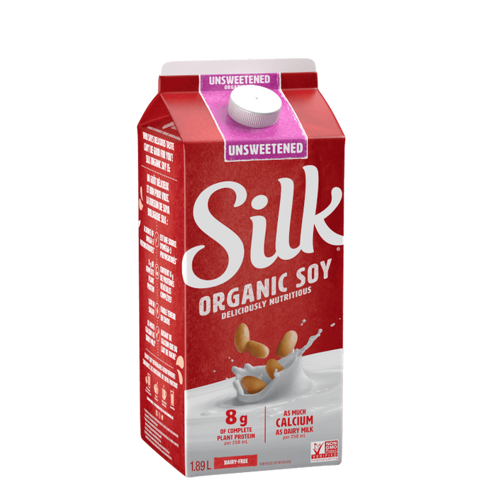 Silk - Soy Beverage - Original Unsweetened, 1.89 L
