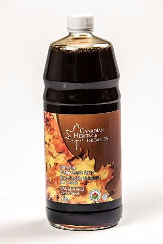 Canadian Heritage Organics - Organic Dark Maple Syrup #3, 1 L