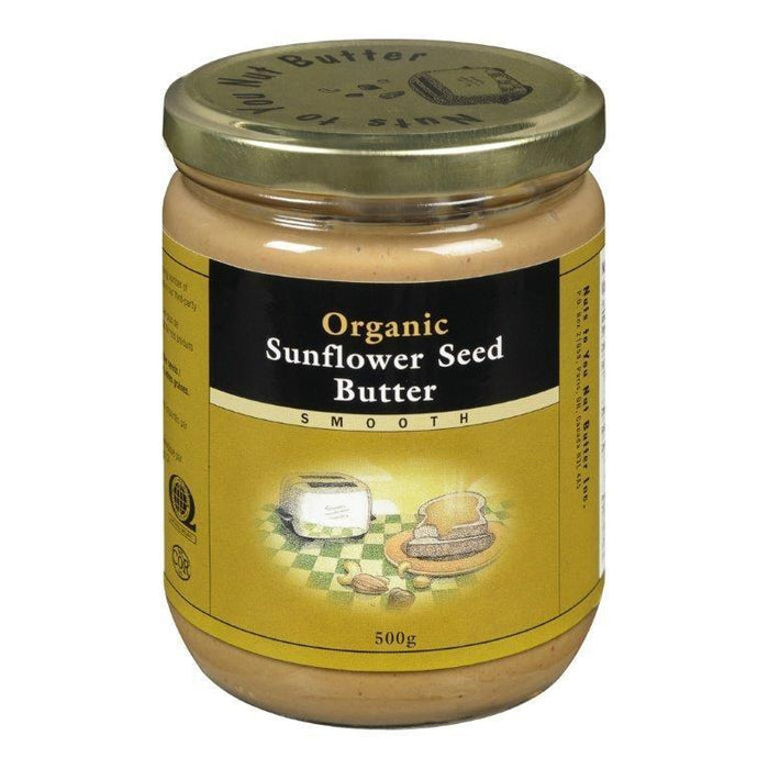 Nuts to You Nut Butter - Organic Smooth Sunflower Seed Butter, 500 g