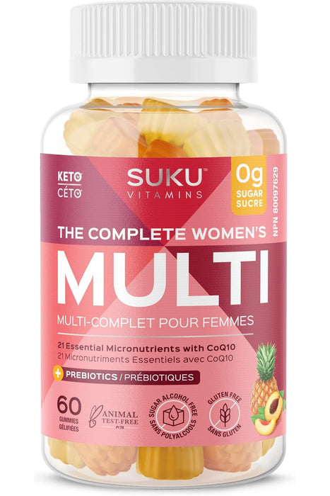 SUKU Vitamins - Complete Women's Multi, 60 Gummies