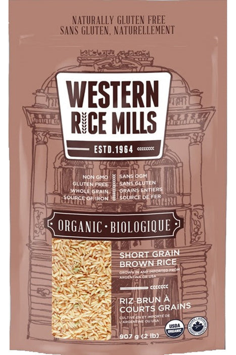 Western Rice Mills - Organic Short Grain Brown Rice, 907 g