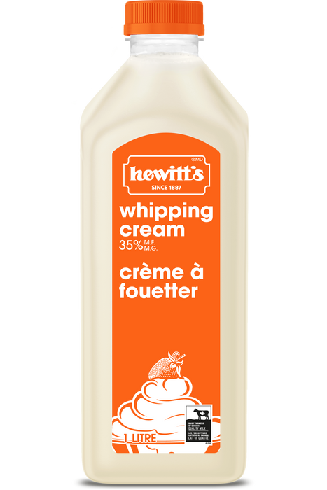 Hewitt's Dairy - 35% Whipping Cream,  1 L