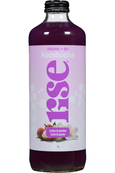 Rise Kombucha - Lychee & Jasmine, 1 L