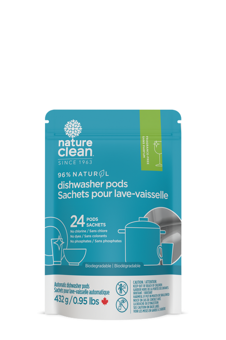 Nature Clean - Automatic Dishwasher Pods - 24 Count