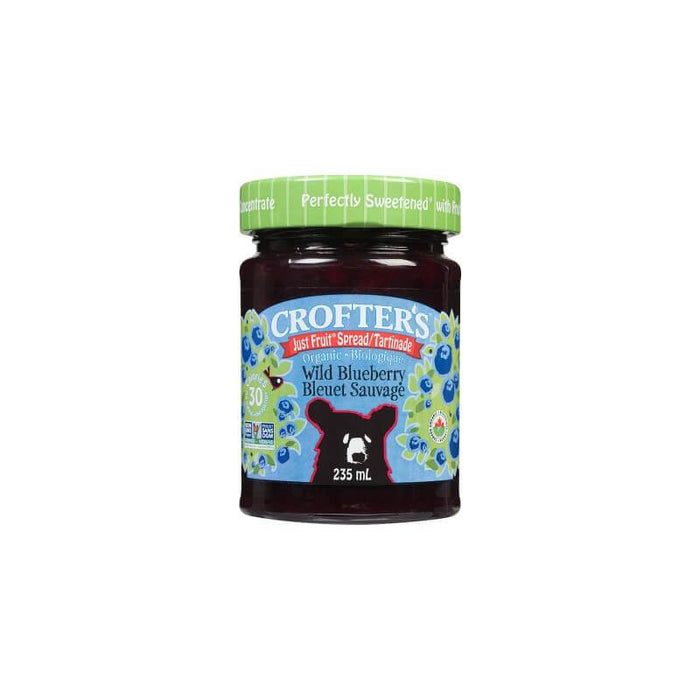 Crofter's - Just Fruit Organic Blueberry Spread, 235 mL