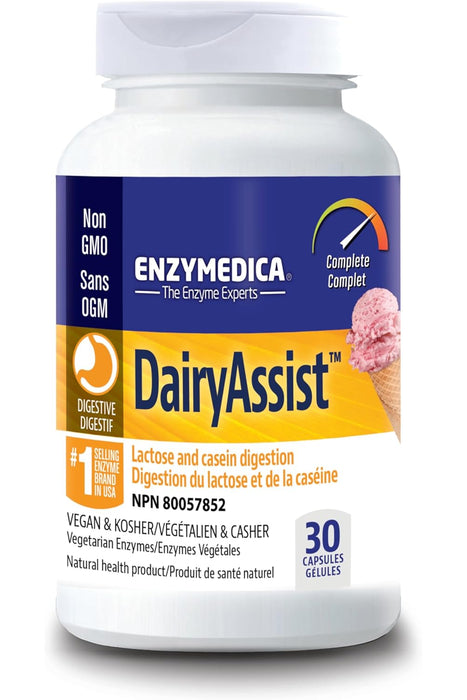 Enzymedica - Dairy Assist - 30 Capsules
