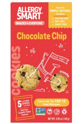 Allergy Smart - Chocolate Chip Cookies, 140 g