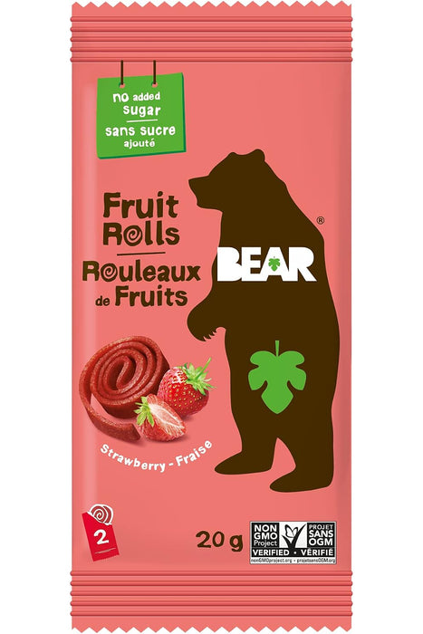 Bear - Fruit Rolls Strawberry, 20 g
