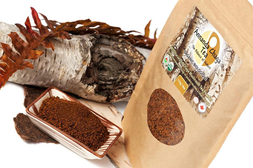 Annanda Chaga - Chaga Mushroom Tea Powder, 4oz