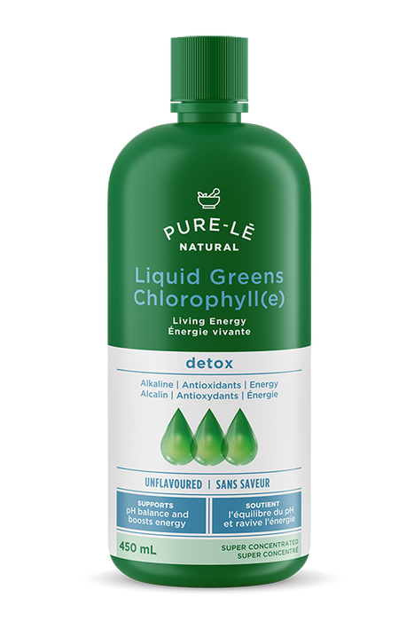 Pure-le Natural - Liquid Greens Chlorophyll - Unflavoured, 450 mL