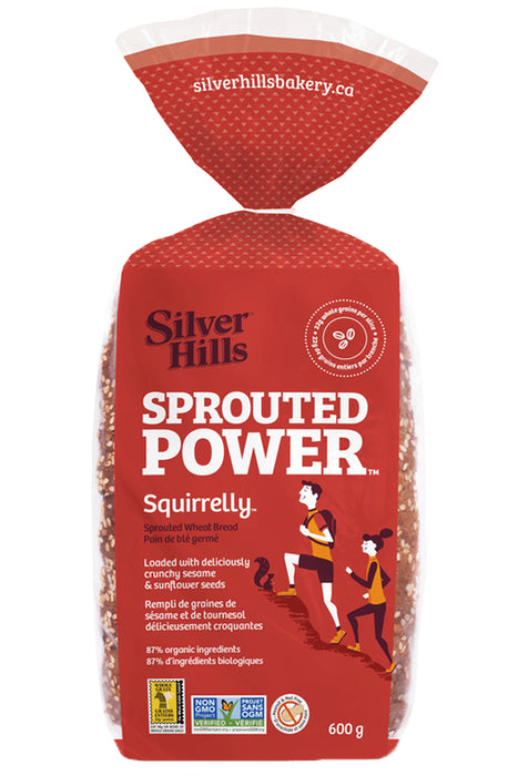 Silver Hills - Sprouted Power Squirrelly Bread, 600 g