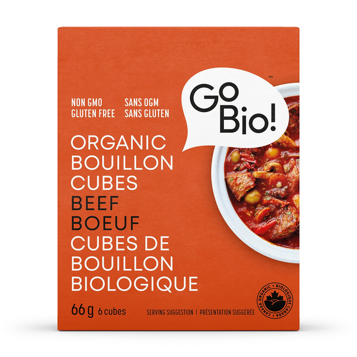 GoBio - Organic Beef Bouillon Cubes - 66 g