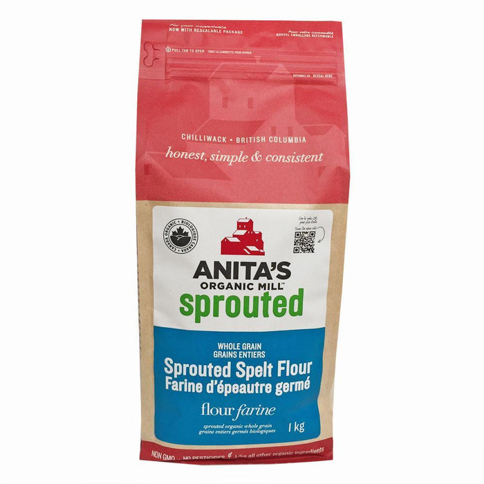 Anita's Organic Mill - Organic Sprouted Wholegrain Spelt Flour, 1 kg