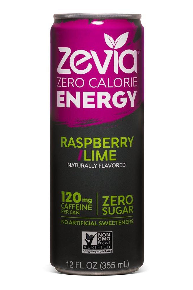 Zevia - Raspberry/Lime Energy Drink, 355 mL — Goodness Me!