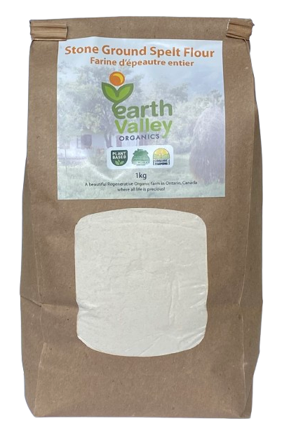 Earth Valley Organics - Stone Ground Spelt Flour, 1 kg