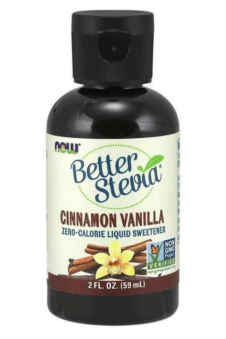 NOW Better Stevia Cinnamon Vanilla 59 mL