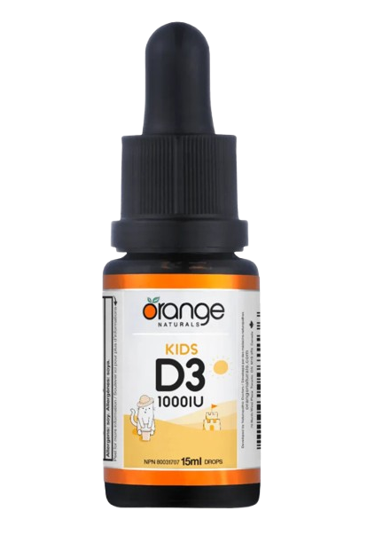 Orange Naturals - Kids D3 Drops 1000 IU, 15 mL