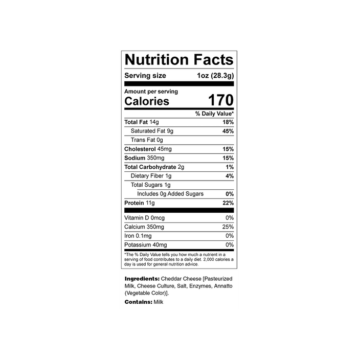 Moon Cheese - Medium Cheddar - 57 g