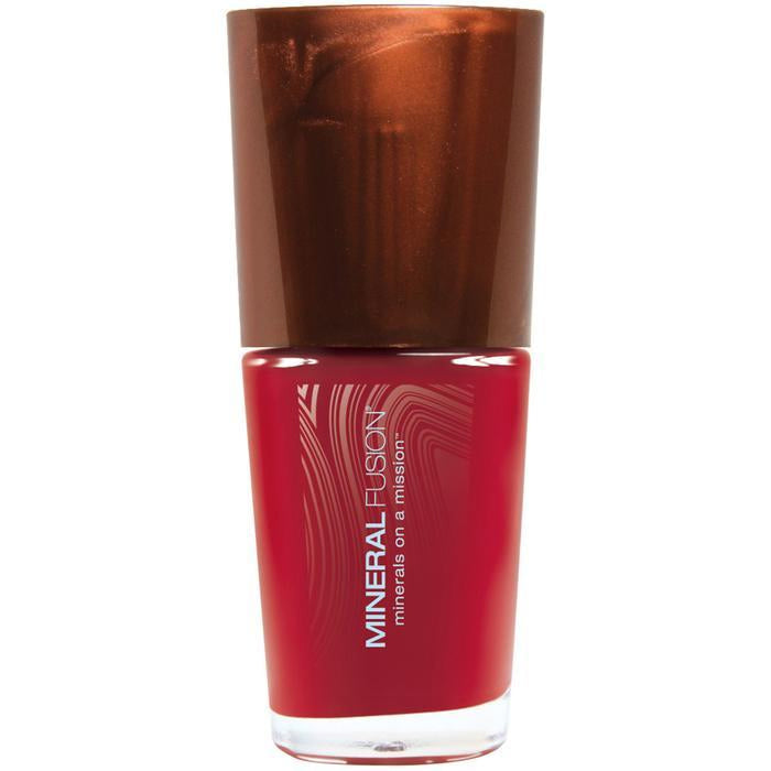 Mineral Fusion - Nail Polish, Crimson Clay, 0.33oz