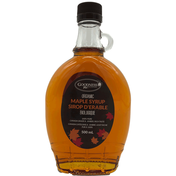 Goodness Me! - Organic Maple Syrup, Grade A Amber, 500 mL