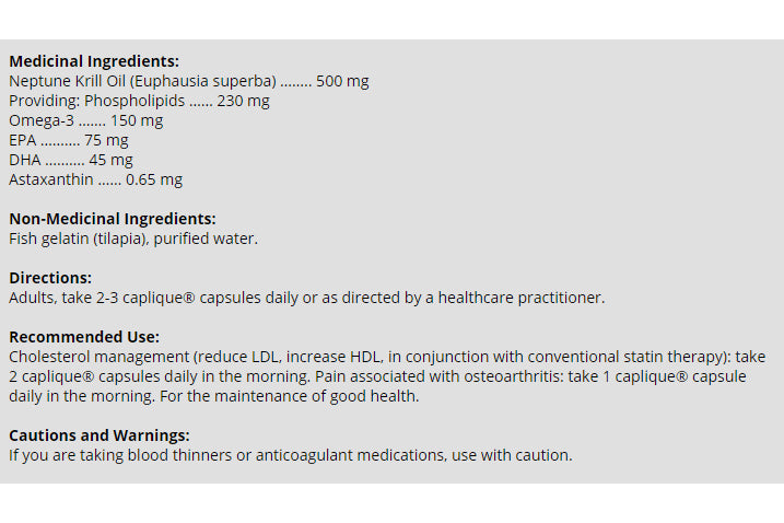 Trophic - Neptune Krill Oil, 120 Caps