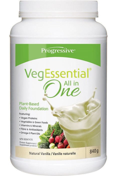 Progressive - VegEsential™ All in One Vanilla, 840g
