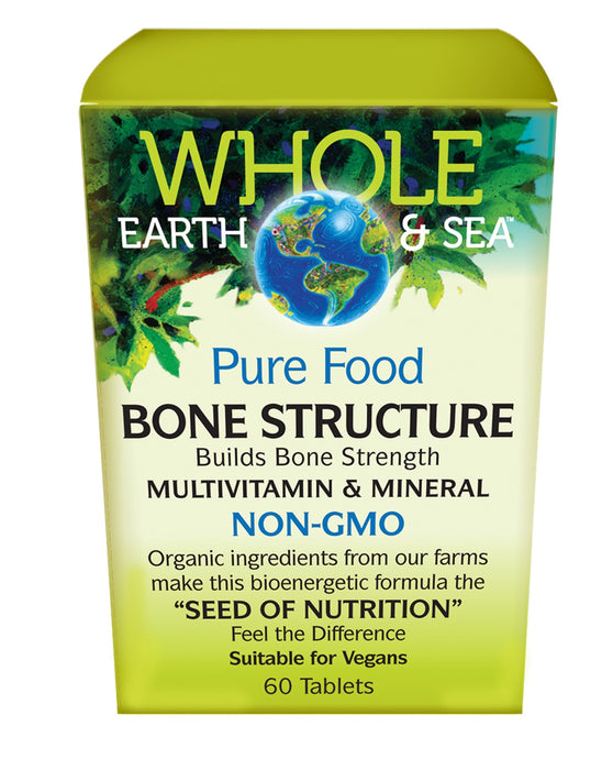Whole Earth & Sea - Bone Structure Multivitamin & Mineral, 60 Tabs