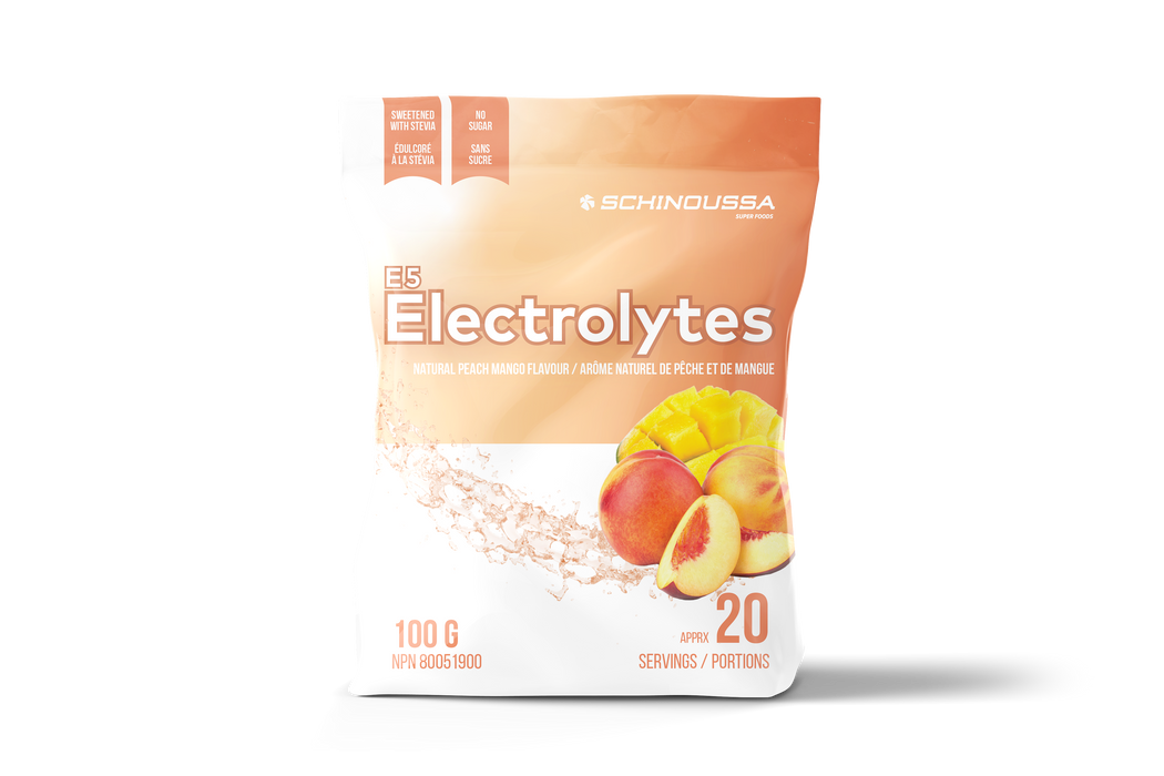 Schinoussa - Electrolyte - Peach Mango, 100 g
