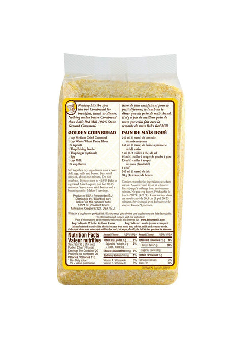Bob's Red Mill - Medium Cornmeal, 680 g