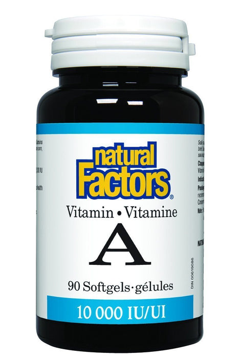 Natural Factors - Vitamin A  10,000 IU, 90 softgels
