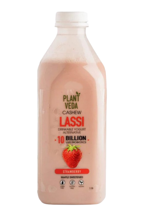 Plant Veda - Cashew Lassi - Strawberry, 1 L