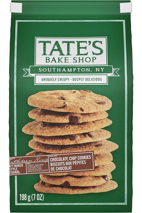 Tates Bake Shop - Cookies -  Chocolate Chip, 198 g