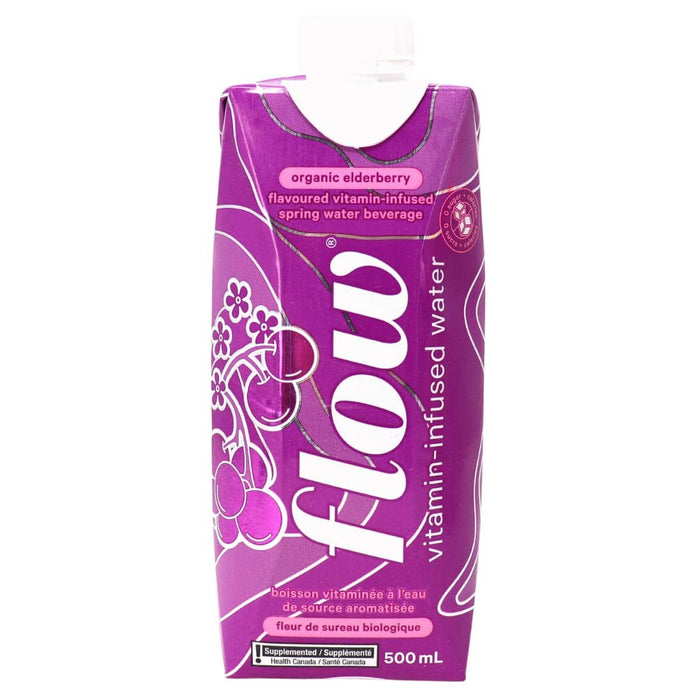 Flow - Vitamin Infused Elderberry Water, 500 mL