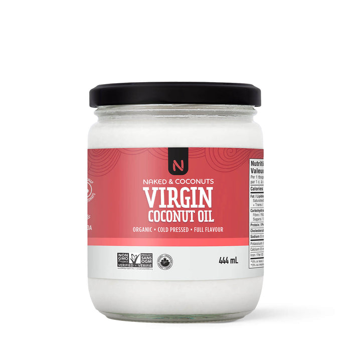 Naked and Coconuts - Organic Virgin Coconut Oil, 444 mL
