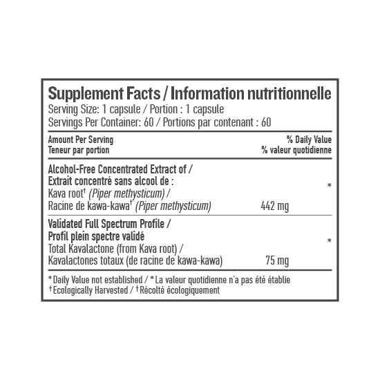 Botanica - Kava Root Liquid Phytocaps, 60 Capsules