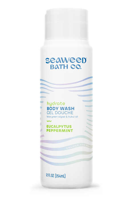 Seaweed Bath Co. - Hydrate Body Wash Eucalyptus & Peppermint, 354 mL