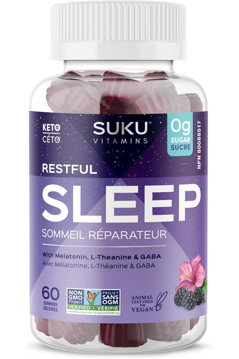 SUKU Vitamins - Restful Sleep, 60 Gummies