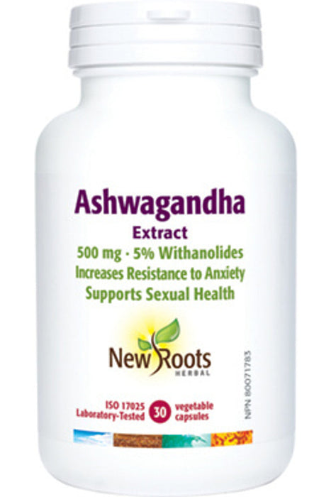 New Roots Herbal - Ashwagandha Extract, 500mg