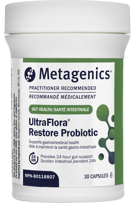 Metagenics Inc - UltraFlora Restore Probiotic, 30 Capsules