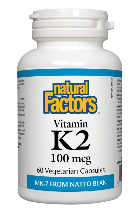 Natural Factors - Vitamin K2, 60 capsules