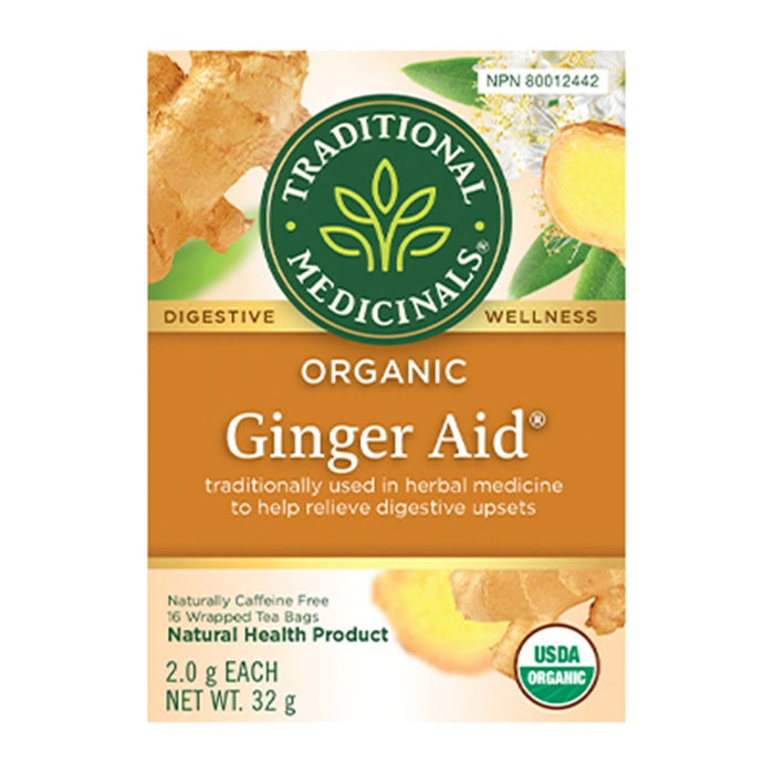 Traditional Medicinals - Organic Ginger Aid Tea, 16 Count