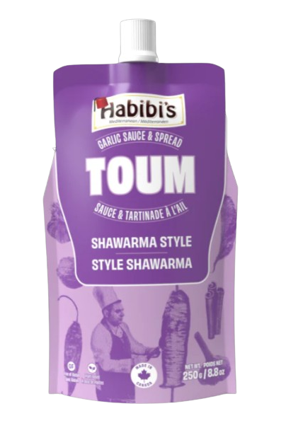 Habibi's Mediterranean - Toum Shawarma Style Garlic Sauce, 250 g