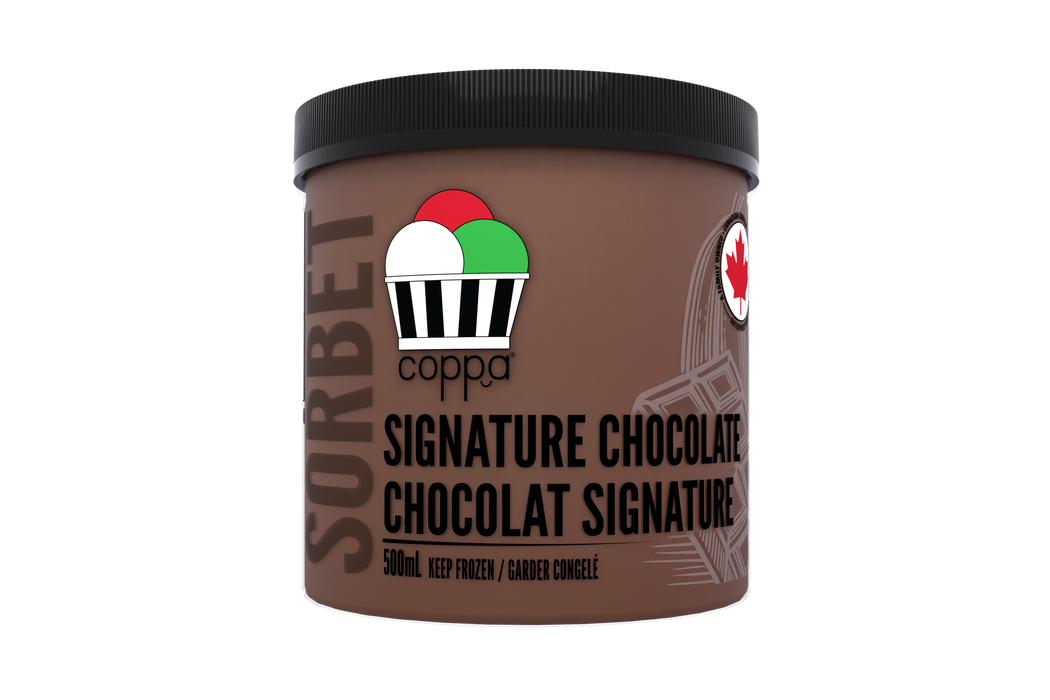Coppa Gelato - Sorbet - Signature Chocolate, 500 mL