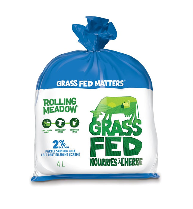 Rolling Meadow - Grass Fed 2% Milk, 4 L