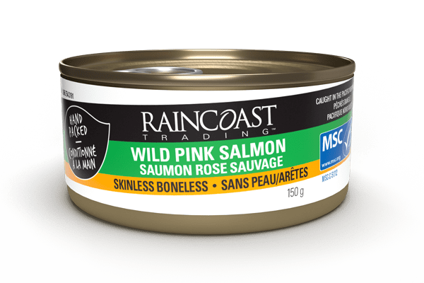 Raincoast Trading - Wild Pink Salmon - Skinless & Boneless, 150 g