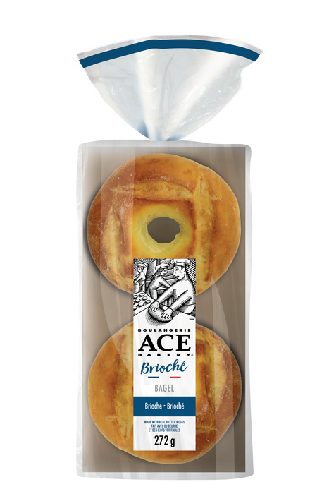 Ace Bakery - Brioche Bagel, 4 Count